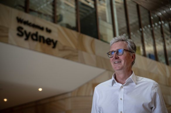 “Welcome to Sydney”: Western Sydney Airport chief executive Simon Hickey.