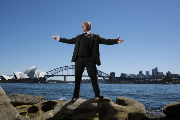 Michael Honeyman looking sharp as Sharpless in Madama Butterfly.