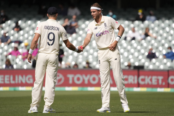 Anderson and Broad are England’s two most prolific Test wicket-takers, boasting 1233 scalps between them.