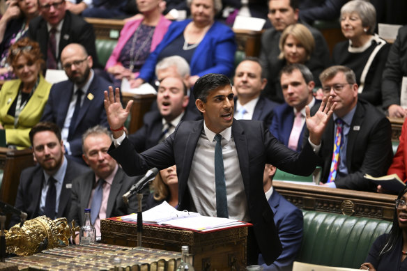 Rishi Sunak gets into his stride during his first Prime Minister’s Questions on Wednesday.