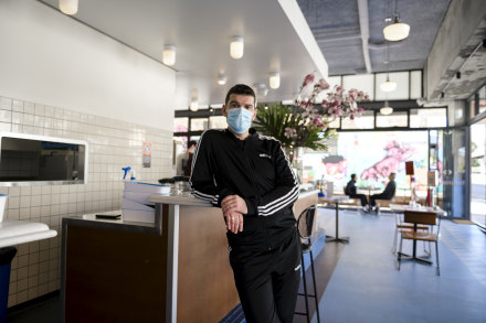 Charles Cameron was told he had to perform a deep clean after a COVID case visited his cafe.
