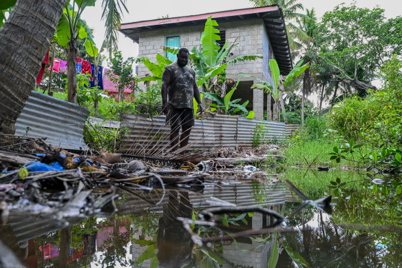 Village headman Emoni Rokomoce says Navunisabisabi is flooded a lot more often because of climate change.