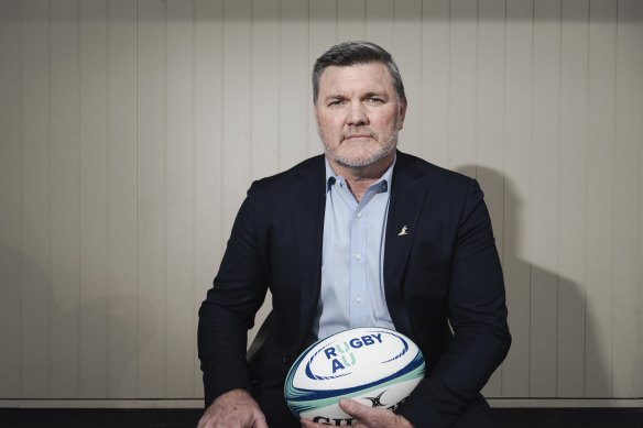 Rugby Australia chairman Daniel Herbert.