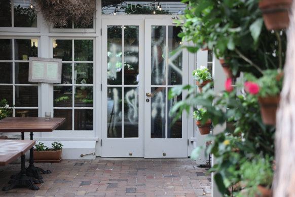 Matt Moran’s Chiswick restaurant was among the properties vandalised.