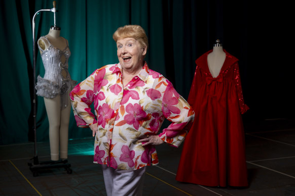 Geraldene Morrow has been on stage for eight decades, since she was two years old.