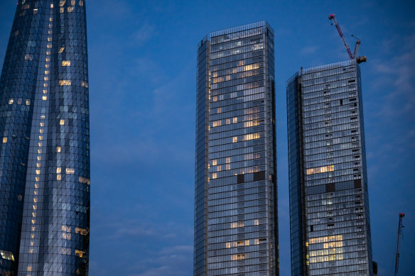 The Renzo Piano-designed skyscraper One Sydney Harbour is welcoming its first residents, of which four of them have secured whole floors.