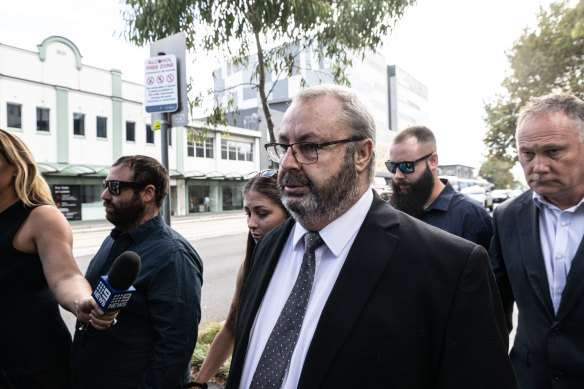 Brett Button, driver of the bus which crashed causing the deaths of 10 passengers.