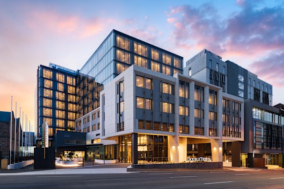 DoubleTree by Hilton, on Hobart’s Macquarie Street.