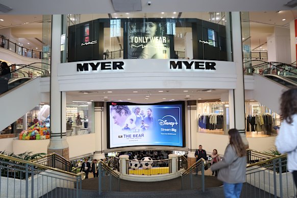 Is Myer winning the department store wars?
