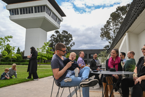 Some customers have begun returning to Mitchelton Estate in Nagambie. 