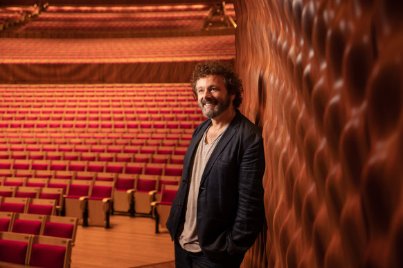 Michael Sheen is in Sydney to perform in Amadeus, a play he first starred in in 1998.