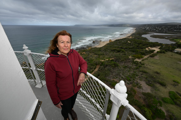 Eco-Logic co-manager Regina Gleeson at the Split Point Lighthouse. 