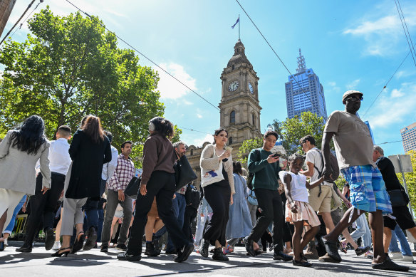 Melbourne CBD reported its highest level of foot traffic since 2015 in the first two months of the year, council data shows.