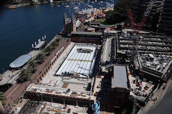 Construction on North Sydney Olympic Pool is expected to be completed in October – three years later than expected.