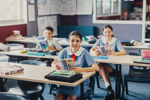 John The Baptist Catholic Primary School invites parents into the classroom about five times a year.