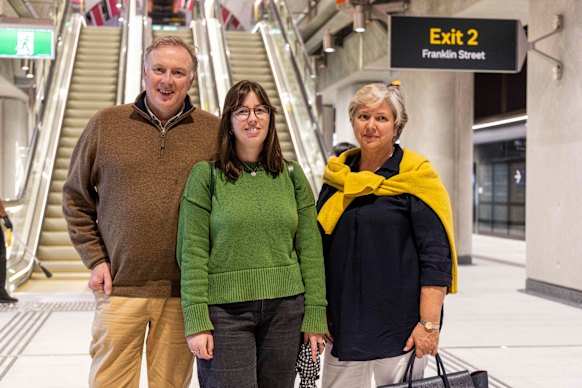 Chris, Emily and Niki Holland.
