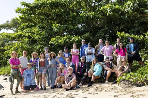 The all-new cast of Australian Survivor: Titan v Rebels on location in Samoa. 