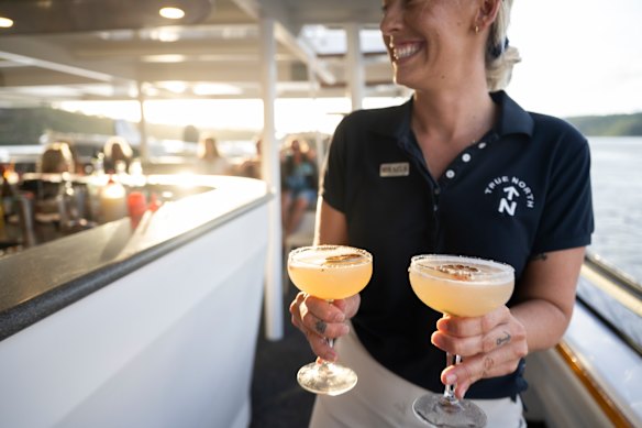 Cocktails while you cruise.