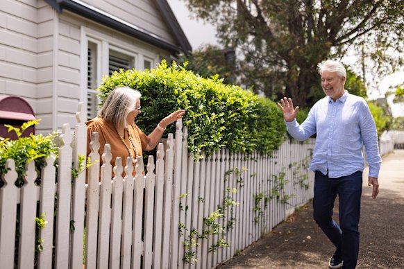 Being present in the front garden increases the opportunity for incidental interactions with the neighbours.