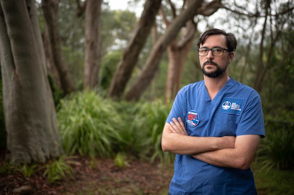 Nick Howson, the NSW Nurses and Midwives’ Association mental health Cumberland Branch delegate.