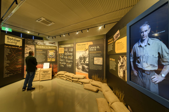 Inside the museum.