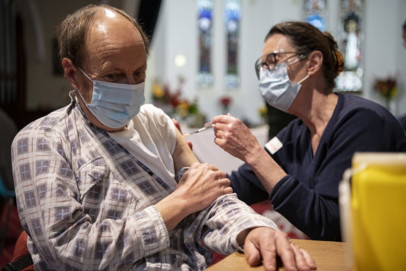 Australia is straggling at the rear of the OECD vaccination pack.