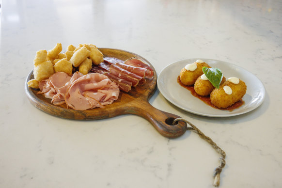 The charcuterie at Molto.