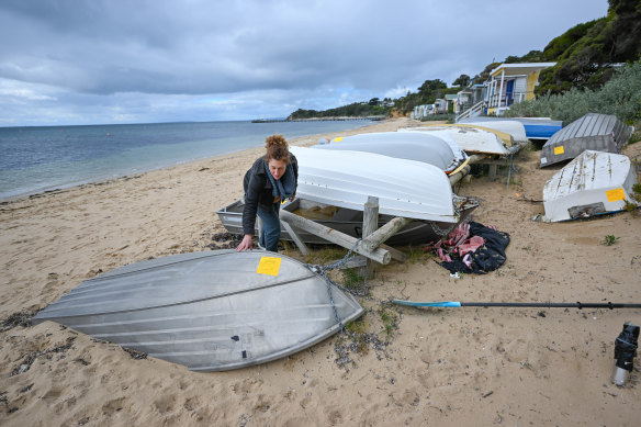 Mornington Peninsula Shire councillor Sarah Race at the Cutting in Portsea. 