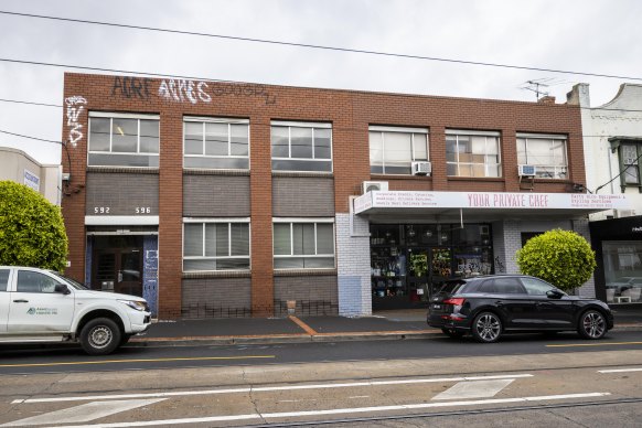 The Glen Huntly Road building in Elsternwick to be demolished for a new apartment tower.