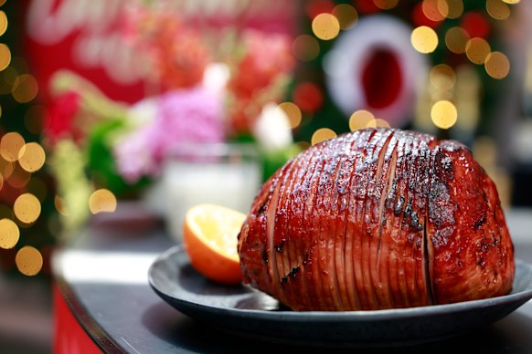 “Spiral ham”, partially pre-cut to save on carving time, will feature extensively in supermarkets this Christmas. 