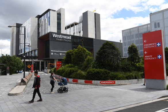 The emergency department at Westmead Hospital.