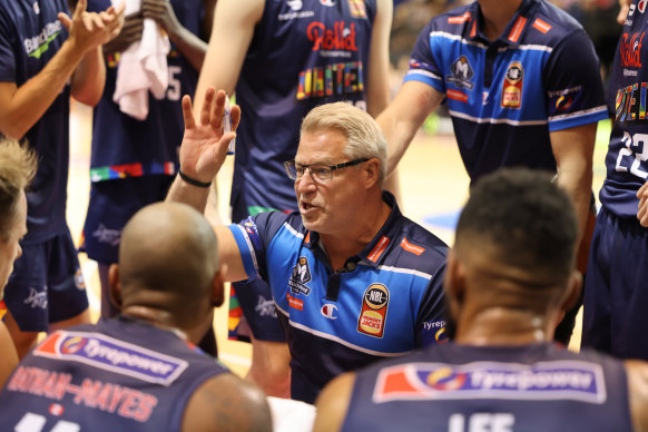 Melbourne United coach Dean Vickerman.