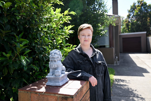 Emma Hartley says rapidly rising rents made them feel anxious about their future in Melbourne. 