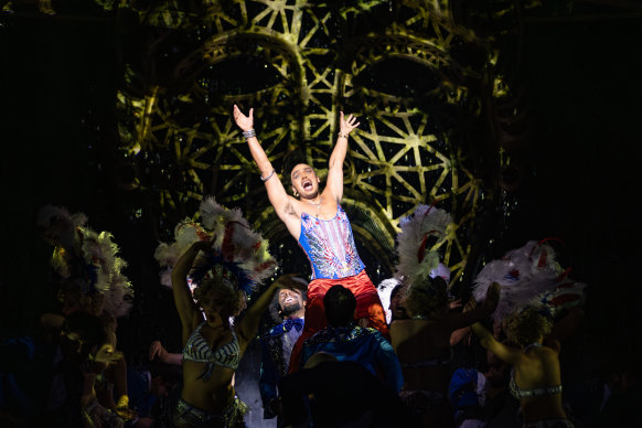 Seann Miley Moore as the Engineer in Opera Australia’s production of Miss Saigon.