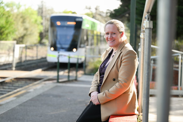Carla Purcell has endured a baptism of fire in her role as Yarra Trams chief executive.