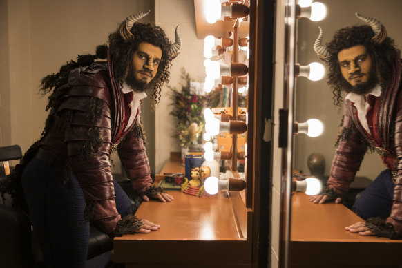 Brendan Xavier plays the Beast in the Australian premiere of Beauty and the Beast at the Capitol Theatre, Sydney.