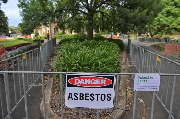 Multiple sites across Sydney have now tested positive for traces of asbestos.