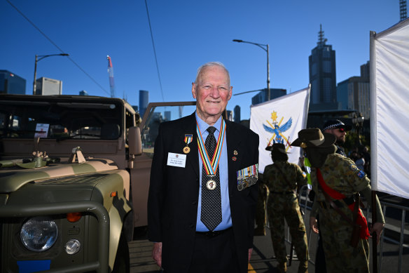 Lloyd Knight, 90, flew 45 missions in the Korean War in 1953 when he was 20.