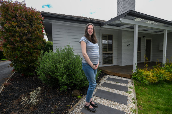 First home buyer Colleen Stevens at home in Boronia.