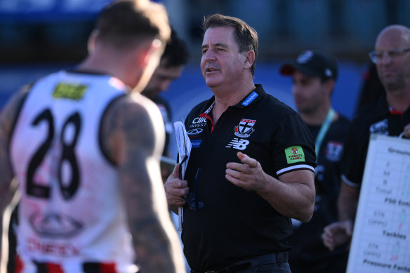Ross Lyon deflected praise for his team’s second-half turnaround.