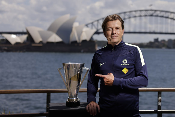 This trophy is meaningless - but what it represents is huge for the Matildas and coach Tony Gustavsson.