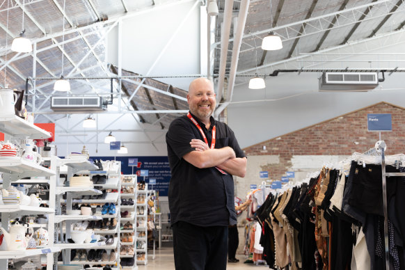 Savers Australia managing director Michael Fisher. The thrift store chain is opening its first store in NSW.