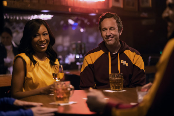 Gabrielle Dennis and Chris O’Dowd in The Big Door Prize.