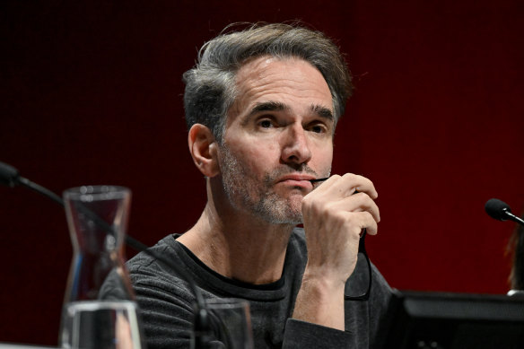 Advertising executive and Qantas board director Todd Sampson.