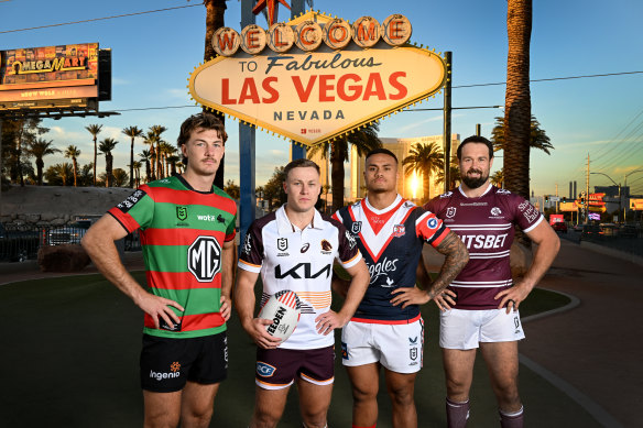 The NRL’s double-header in Las Vegas will be held on March 3.