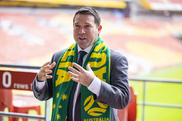 Football Australia chief executive in Brisbane on Tuesday.