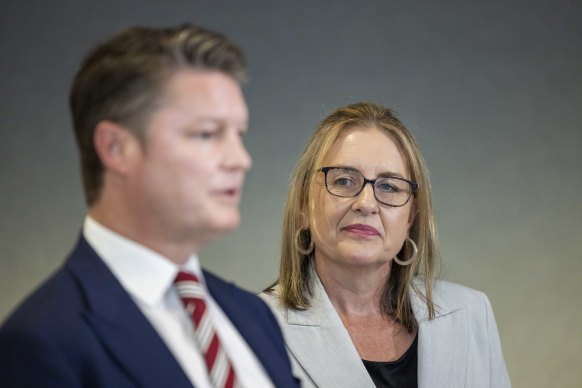 Jacinta Allan and Deputy Premier Ben Carroll, who comes from Labor’s Right faction. 