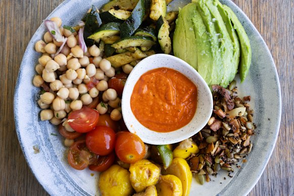 The feeding bowl at the Centennial Homestead. 