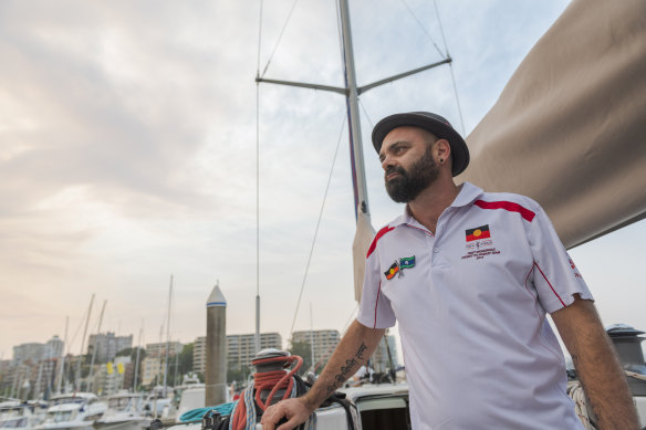 Danny Teece-Johnson will be joined by a crew of 11 professional and community sailors.