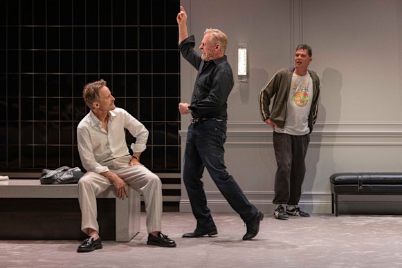Damon Herriman, Richard Roxburgh and Toby Schmitz in Art.